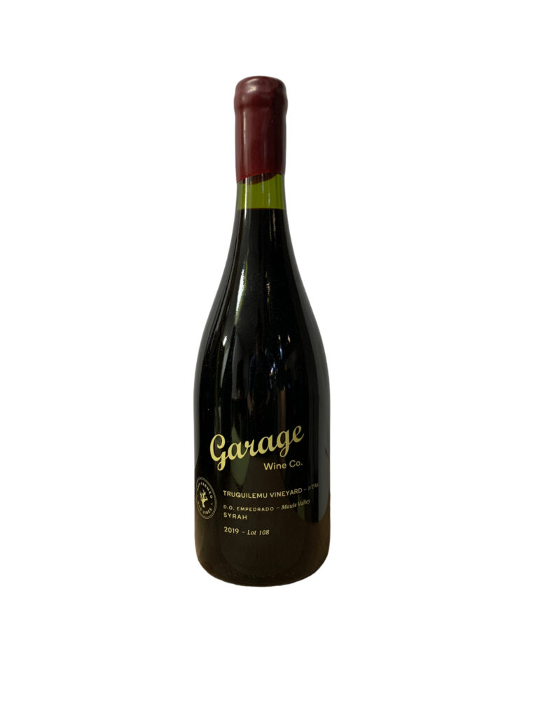 Garage Wine Co. Syrah Pereira Vineyard Old Vines Lot #108 Valle del Maipo 2019
