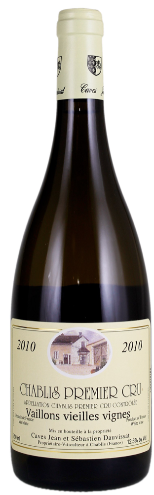 Caves Jean et Sebastien Dauvissat Chablis Premier Cru Vaillons Vieilles Vignes 2015